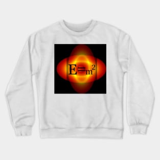 E = m2 atom design A Crewneck Sweatshirt